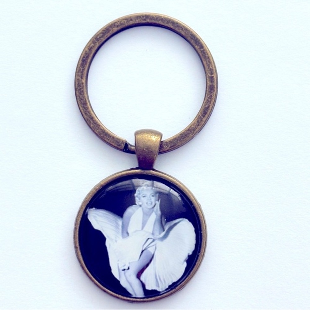 Marilyn Monroe Keychain, Handmade, NWT